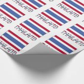 Thailand en de Thaise vlag Cadeaupapier (Hoek)