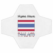 Thailand en de Thaise vlag op maat Voetbal (Enkel)