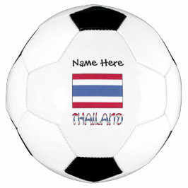 Thailand en de Thaise vlag op maat Voetbal