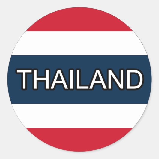 Thailand Euro Sticker (Voorkant)