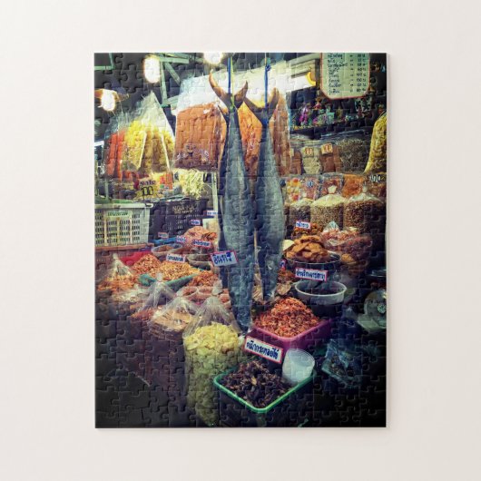 Thailand Fish Market Puzzle Legpuzzel (Verticaal)