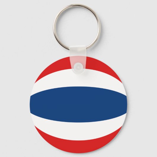 Thailand Fisheye Flag Sleutelhanger (Voorkant)