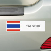 Thailand FLAG Bumpersticker (Op auto)