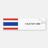 Thailand FLAG Bumpersticker (Voorkant)