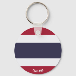 Thailand Flag Charming Patriotic Sleutelhanger