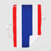 Thailand Flag Golf Towel Golfhanddoek (Insitu)