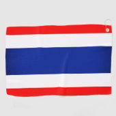 Thailand Flag Golf Towel Golfhanddoek (Horizontaal)