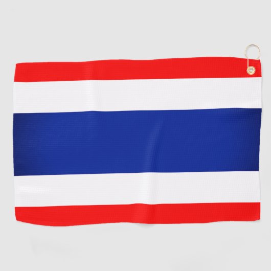 Thailand Flag Golf Towel Golfhanddoek (Horizontaal)