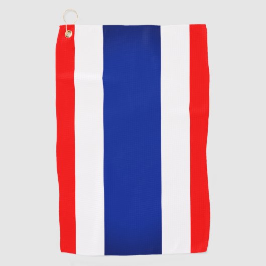 Thailand Flag Golf Towel Golfhanddoek (Voorkant)