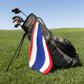 Thailand Flag Golf Towel Golfhanddoek (Groen)