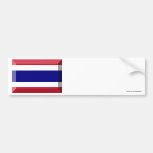 Thailand Flag Jewel Bumpersticker