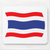 Thailand Flag Mousepad Muismat (Voorkant)