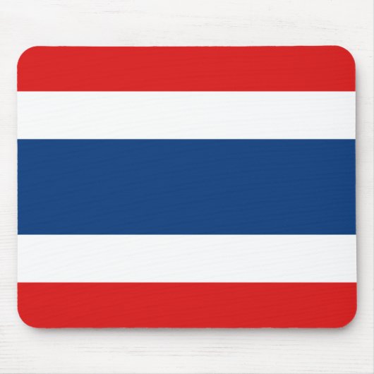 Thailand Flag Mousepad Muismat (Voorkant)