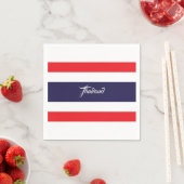 Thailand Flag Napkins Servet (Insitu)