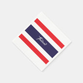 Thailand Flag Napkins Servet (Hoek)