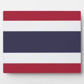 Thailand Flag Plaque Fotoplaat (Voorkant)