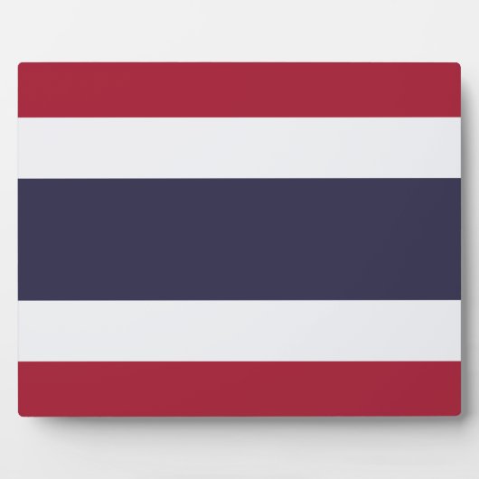 Thailand Flag Plaque Fotoplaat (Voorkant)