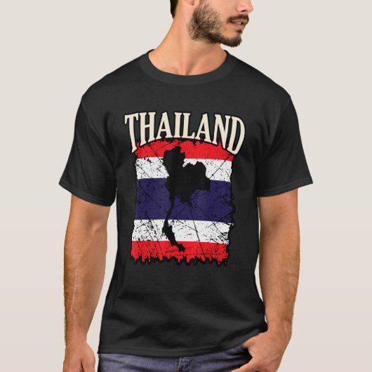 Thailand Flag T-shirt (Voorkant)