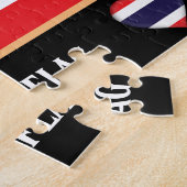 Thailand Flag & Thai Country / Thailand Legpuzzel (Zijkant)