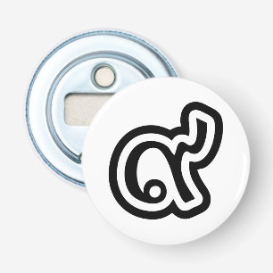 Thailand Geluksgetal 9 / Negen / ๙ (Gao/Kao) Thais Button Flesopener