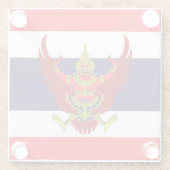 Thailand Glazen Onderzetter (Achterkant)