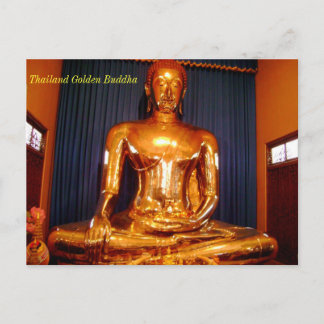 Thailand Golden Buddha Briefkaart