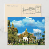 Thailand, Groot Paleis Bangkok Briefkaart (Voorkant / Achterkant)
