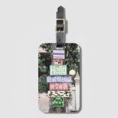 Thailand Hallo Signs Travel Bagagelabel (Voorkant (verticaal))