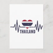 Thailand hartslag briefkaart (Voorkant)