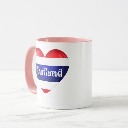 Thailand Heart Flag Mok (Voorkant links)