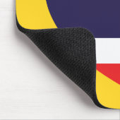 Thailand Heart Flag Muismat (Hoek)