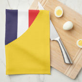 Thailand Heart Flag Theedoek (Quarter Fold)