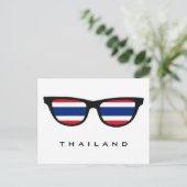 Thailand heeft aangepaste tekst en kleuren briefka briefkaart (Staand voorkant)