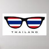 Thailand heeft aangepaste tekst en kleuren poster (Voorkant)