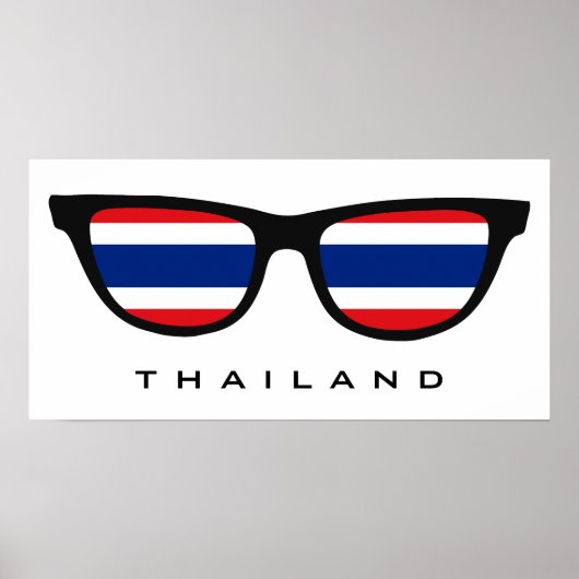 Thailand heeft aangepaste tekst en kleuren poster (Voorkant)