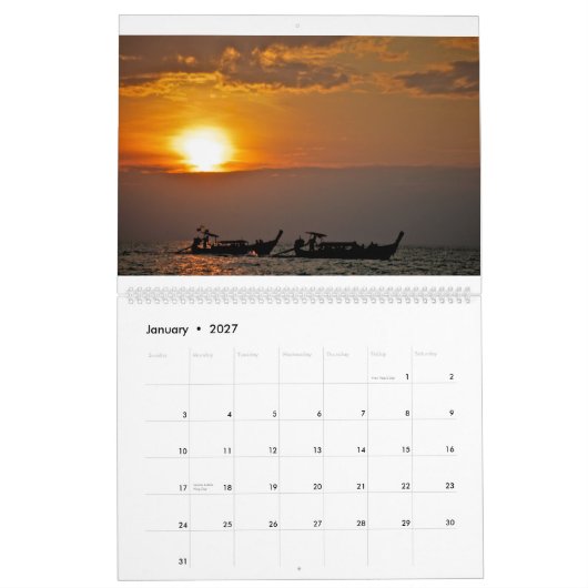 Thailand - het Amazonegebied Kalender (Jan 2027)