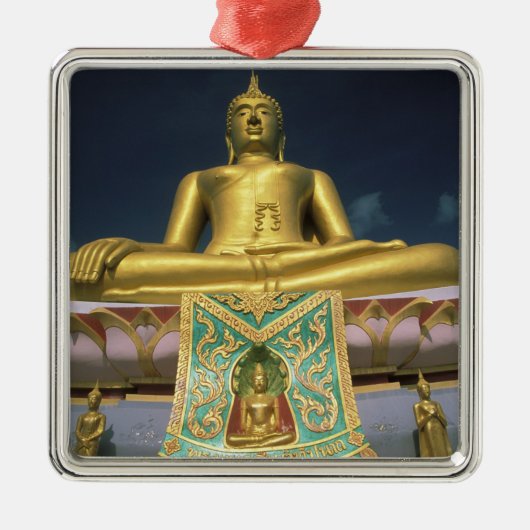 Thailand, het eiland Koh Samui. Grote Boeddha. Metalen Ornament (Voorkant)