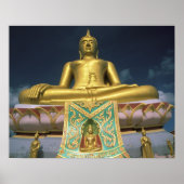 Thailand, het eiland Koh Samui. Grote Boeddha. Poster (Voorkant)