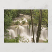 Thailand, Huai Mae Khamin Waterfall Briefkaart (Voorkant)