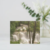 Thailand, Huai Mae Khamin Waterfall Briefkaart (Staand voorkant)