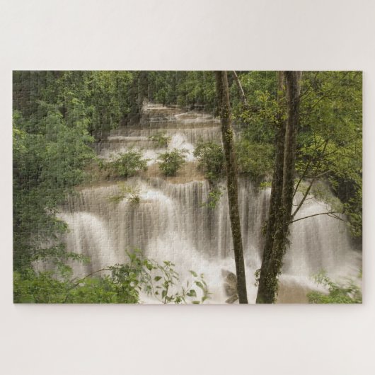 Thailand, Huai Mae Khamin Waterfall Legpuzzel (Horizontaal)