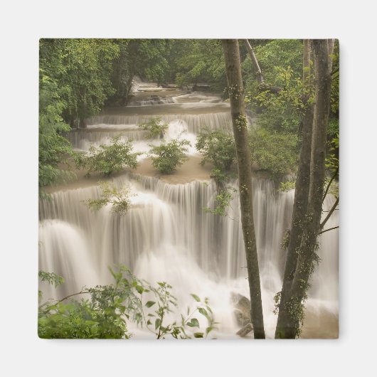 Thailand, Huai Mae Khamin Waterfall Magneet (Voorkant)
