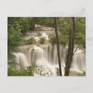 Thailand, Huai Mae Khamin-waterval Briefkaart