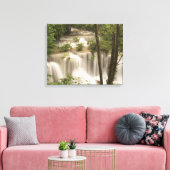 Thailand, Huai Mae Khamin-waterval Canvas Afdruk (Insitu (Woonkamer))