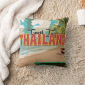 Thailand Huwelijksreis Reisposter Kussen (Deken)