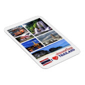 Thailand - I Love - Magnet Magneet (Rechterzijde)