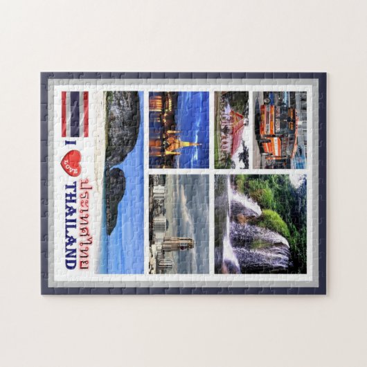 Thailand - Ik hou van - Legpuzzel (Horizontaal)