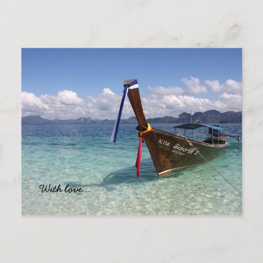 Thailand Island Met liefde.. Briefkaart (Voorkant)