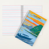 Thailand Khao Sok National Park Travel Art Deco Notitieboek (Binnen)