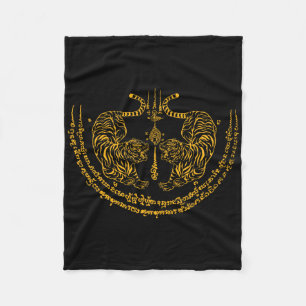 Thailand Kickbokser Muay Thai Thaibokser Twin Tige Fleece Deken